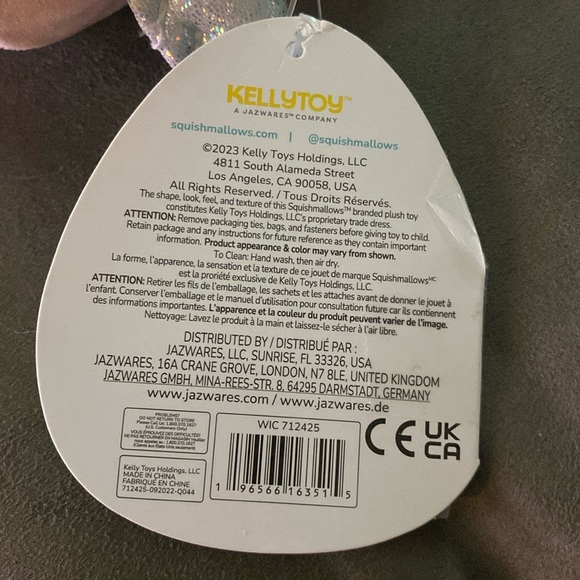 Squishmallows Peety flying pig stuffed plush - Picture 5 of 6